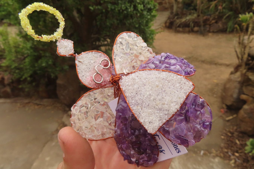 Hand Made Gemstone Granny Angel - sold per piece From South Africa - Toprock Gemstones and Minerals 