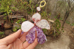 Hand Made Gemstone Granny Angel - sold per piece From South Africa - Toprock Gemstones and Minerals 