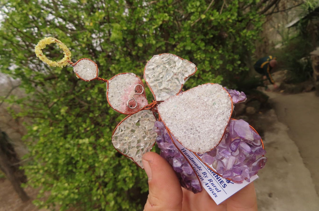 Hand Made Gemstone Granny Angel - sold per piece From South Africa - Toprock Gemstones and Minerals 