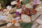 Hand Made Gemstone Bee With Flower - sold per piece From South Africa - Toprock Gemstones and Minerals 