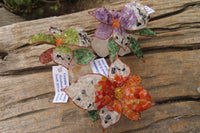 Hand Made Large Gemstone Orchid Flower - sold per piece From South Africa