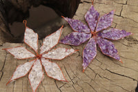 Hand Made Gemstone Snowflake - sold per piece From South Africa