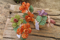 Hand Made Gemstone Double Rose - sold per piece From South Africa - Toprock Gemstones and Minerals 