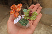 Hand Made Gemstone Double Rose - sold per piece From South Africa - Toprock Gemstones and Minerals 