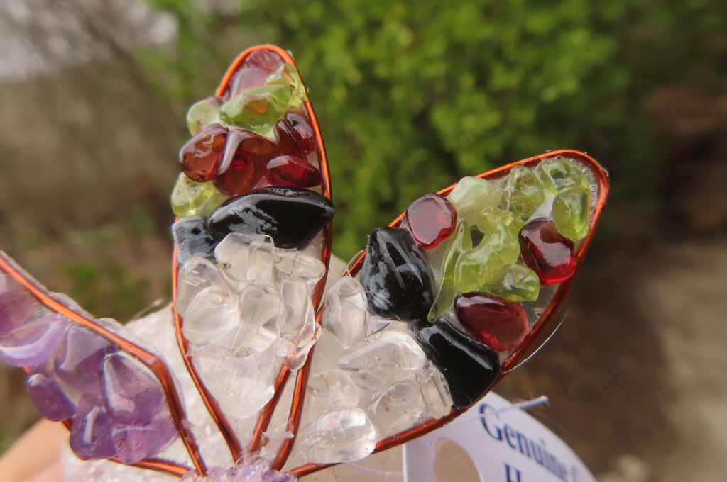 Hand Made Small Gemstone Dragonfly - sold per piece From South Africa - Toprock Gemstones and Minerals 