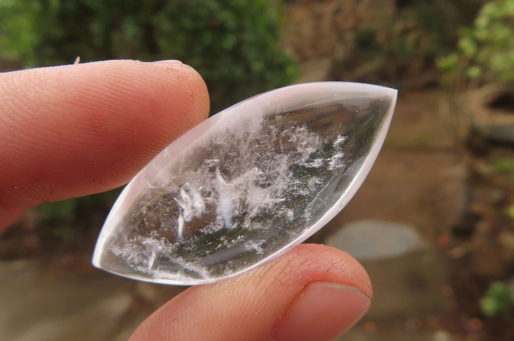 Polished Clear Quartz "Angel Tears" Pendant Pieces x 20 From Madagascar - Toprock Gemstones and Minerals 