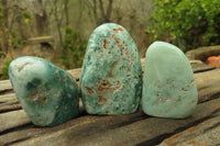 Polished Emerald Mtorolite Galet-Palm Stones x 12 From Mutorashanga, Zimbabwe - Toprock Gemstones and Minerals 