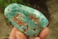 Polished Emerald Mtorolite Galet-Palm Stones x 12 From Mutorashanga, Zimbabwe - Toprock Gemstones and Minerals 