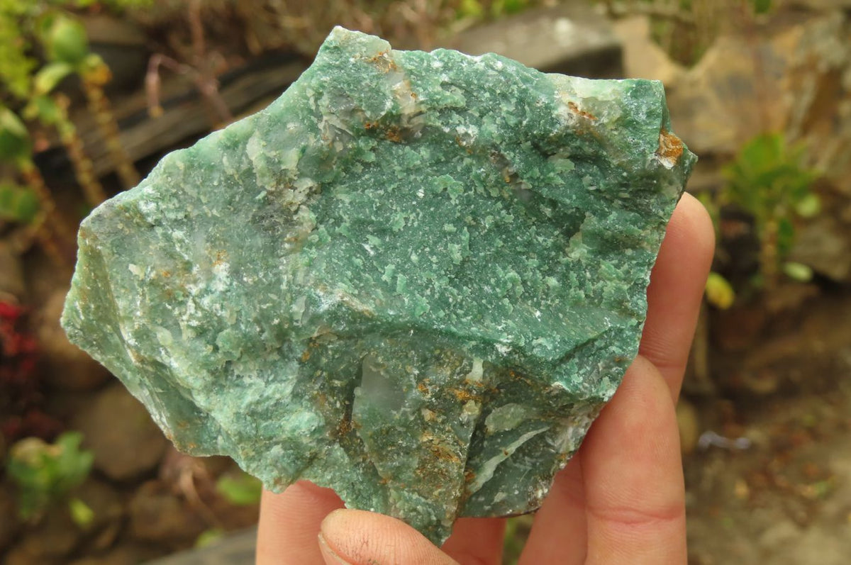Natural Green Jade Cobbed Specimens x 12 From Swaziland - Toprock Gemstones and Minerals 