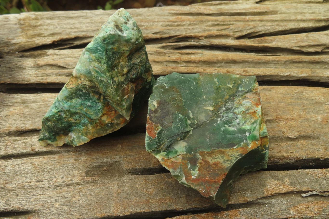 Natural Green Jade Cobbed Specimens x 12 From Swaziland - Toprock Gemstones and Minerals 
