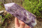 Polished Lepidolite Tower x 1 From Madagascar - Toprock Gemstones and Minerals 
