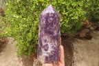 Polished Lepidolite Tower x 1 From Madagascar - Toprock Gemstones and Minerals 