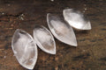 Polished Clear Quartz "Angel Tears" Pendant Pieces x 20 From Madagascar - Toprock Gemstones and Minerals 