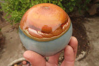 Polished Polychrome Jasper Spheres x 3 From Mahajanga, Madagascar - Toprock Gemstones and Minerals 