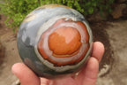 Polished Polychrome Jasper Spheres x 3 From Mahajanga, Madagascar - Toprock Gemstones and Minerals 