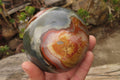 Polished Polychrome Jasper Spheres x 3 From Mahajanga, Madagascar - Toprock Gemstones and Minerals 