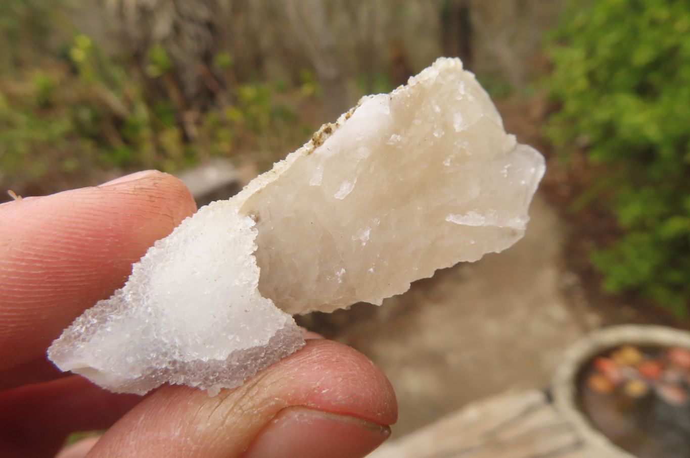 Natural Drusy Quartz Coated Calcite Pseudomorph Specimens x 35 From Lesotho - Toprock Gemstones and Minerals 