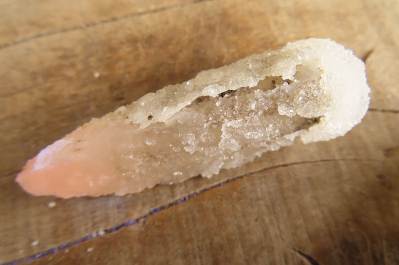 Natural Drusy Quartz Coated Calcite Pseudomorph Specimens x 35 From Lesotho - Toprock Gemstones and Minerals 