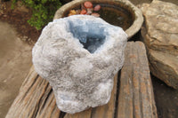 Natural Celestite Geode x 1 From Sakoany, Madagascar - Toprock Gemstones and Minerals 