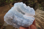 Natural Etched Blue Chalcedony Specimens x 6 From Malawi - Toprock Gemstones and Minerals 
