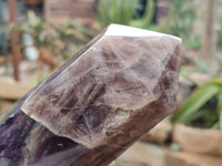 Polished Chevron Amethyst Points x 2 From Madagascar
