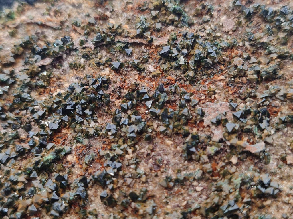 Natural Libethenite Crystals On Dolomite Matrix Specimens x 3 From Shituru, Congo - Toprock Gemstones and Minerals 