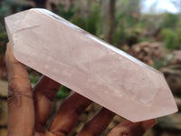 Polished Rose Quartz Crystals x 4 From Ambatondrazaka, Madagascar - Toprock Gemstones and Minerals 