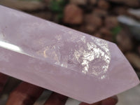 Polished Rose Quartz Crystals x 4 From Ambatondrazaka, Madagascar - Toprock Gemstones and Minerals 