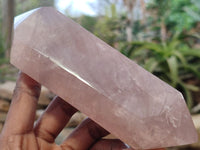 Polished Rose Quartz Crystals x 4 From Ambatondrazaka, Madagascar - Toprock Gemstones and Minerals 
