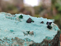 Natural Chrysocolla With Malachite Dolomite Specimens x 3 From Congo - Toprock Gemstones and Minerals 