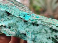 Natural Chrysocolla With Malachite Dolomite Specimens x 3 From Congo - Toprock Gemstones and Minerals 
