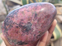 Polished Rhodonite Free Forms x 8 From Zimbabwe - Toprock Gemstones and Minerals 