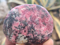 Polished Rhodonite Free Forms x 8 From Zimbabwe - Toprock Gemstones and Minerals 