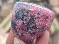 Polished Rhodonite Free Forms x 8 From Zimbabwe - Toprock Gemstones and Minerals 