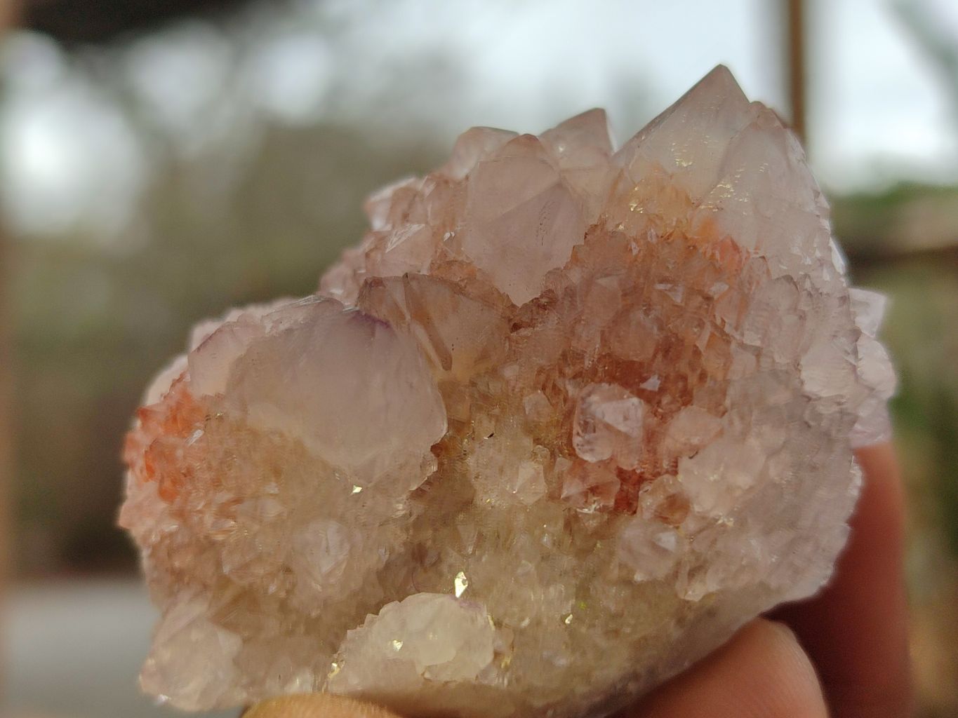Natural Limonite Spirit Quartz Clusters x 35 From South Africa - Toprock Gemstones and Minerals 