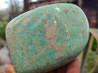 Polished Amazonite Free Forms x 6 From Zimbabwe