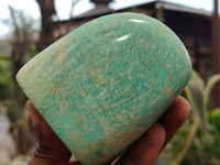 Polished Amazonite Free Forms x 6 From Zimbabwe