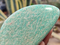 Polished Amazonite Free Forms x 6 From Zimbabwe