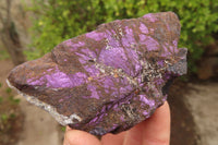 Natural Metallic Purpurite Cobbed Specimens x 6 From Erongo, Namibia - Toprock Gemstones and Minerals 