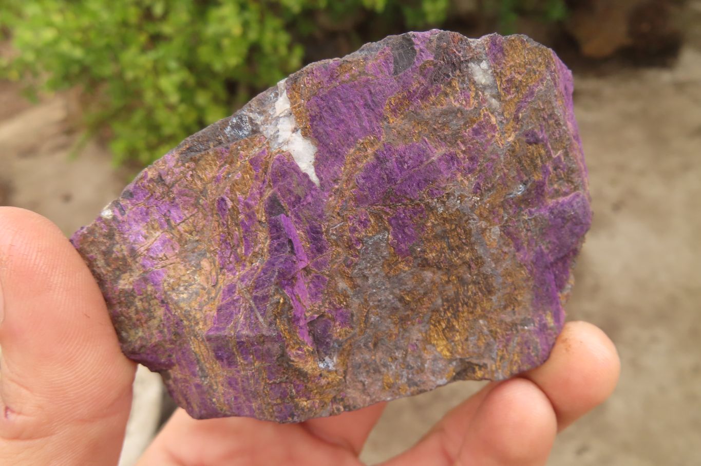 Natural Metallic Purpurite Cobbed Specimens x 6 From Erongo, Namibia - Toprock Gemstones and Minerals 