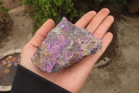 Natural Metallic Purpurite Cobbed Specimens x 6 From Erongo, Namibia - Toprock Gemstones and Minerals 
