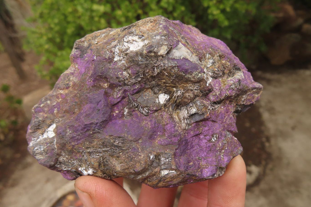 Natural Metallic Purpurite Cobbed Specimens x 6 From Erongo, Namibia - Toprock Gemstones and Minerals 