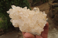 Natural Mixed Quartz Clusters x 4 From Madagascar - Toprock Gemstones and Minerals 