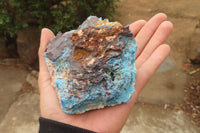 Natural Shattuckite Dolomite Specimens x 4 From Namibia