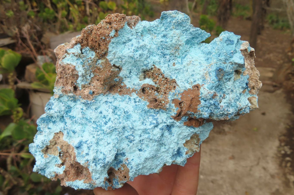 Natural Shattuckite Dolomite Specimens x 4 From Namibia - Toprock Gemstones and Minerals 