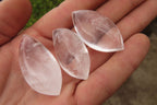 Polished Clear Quartz "Angel Tears" Pendant Pieces x 20 From Madagascar - Toprock Gemstones and Minerals 