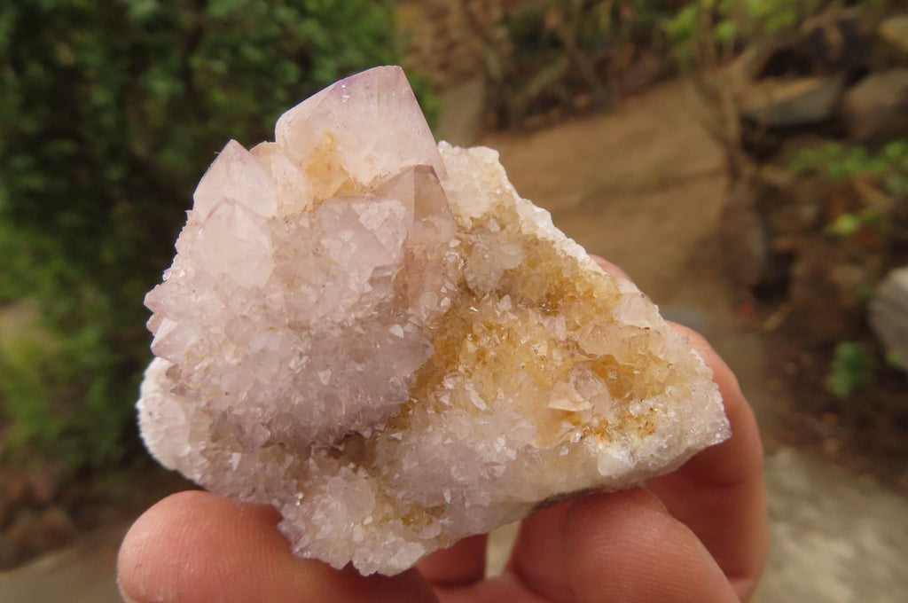 Natural Ametrine Spirit Quartz Clusters x 12 From Boekenhouthoek, South Africa - Toprock Gemstones and Minerals 