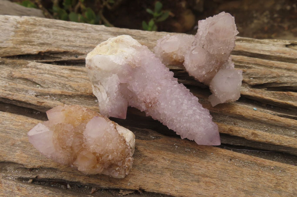 Natural Ametrine Spirit Quartz Clusters x 12 From Boekenhouthoek, South Africa - Toprock Gemstones and Minerals 
