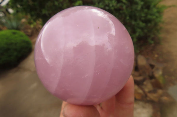 Polished Rose Quartz Spheres x 2 From Ambatondrazaka, Madagascar - Toprock Gemstones and Minerals 
