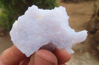 Natural Etched Blue Chalcedony Specimens x 35 Nsanje, Malawi - Toprock Gemstones and Minerals 